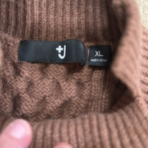 Uniqlo J+ wool sweater XL brown - Picture 2 of 4